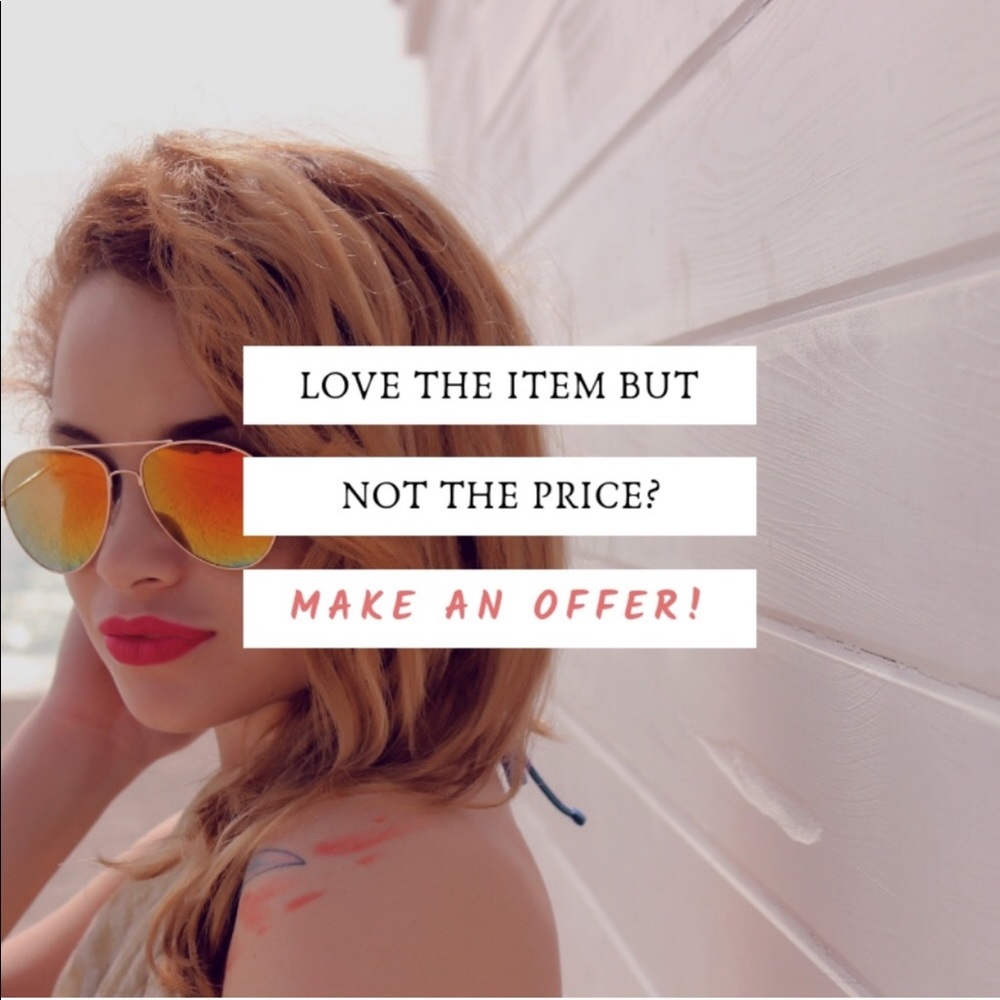 All reasonable offers accepted! ✨